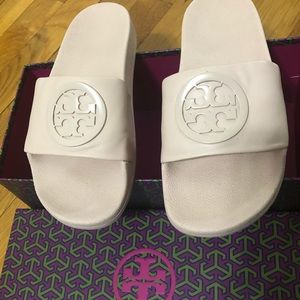 Tory Burch slides wore once !